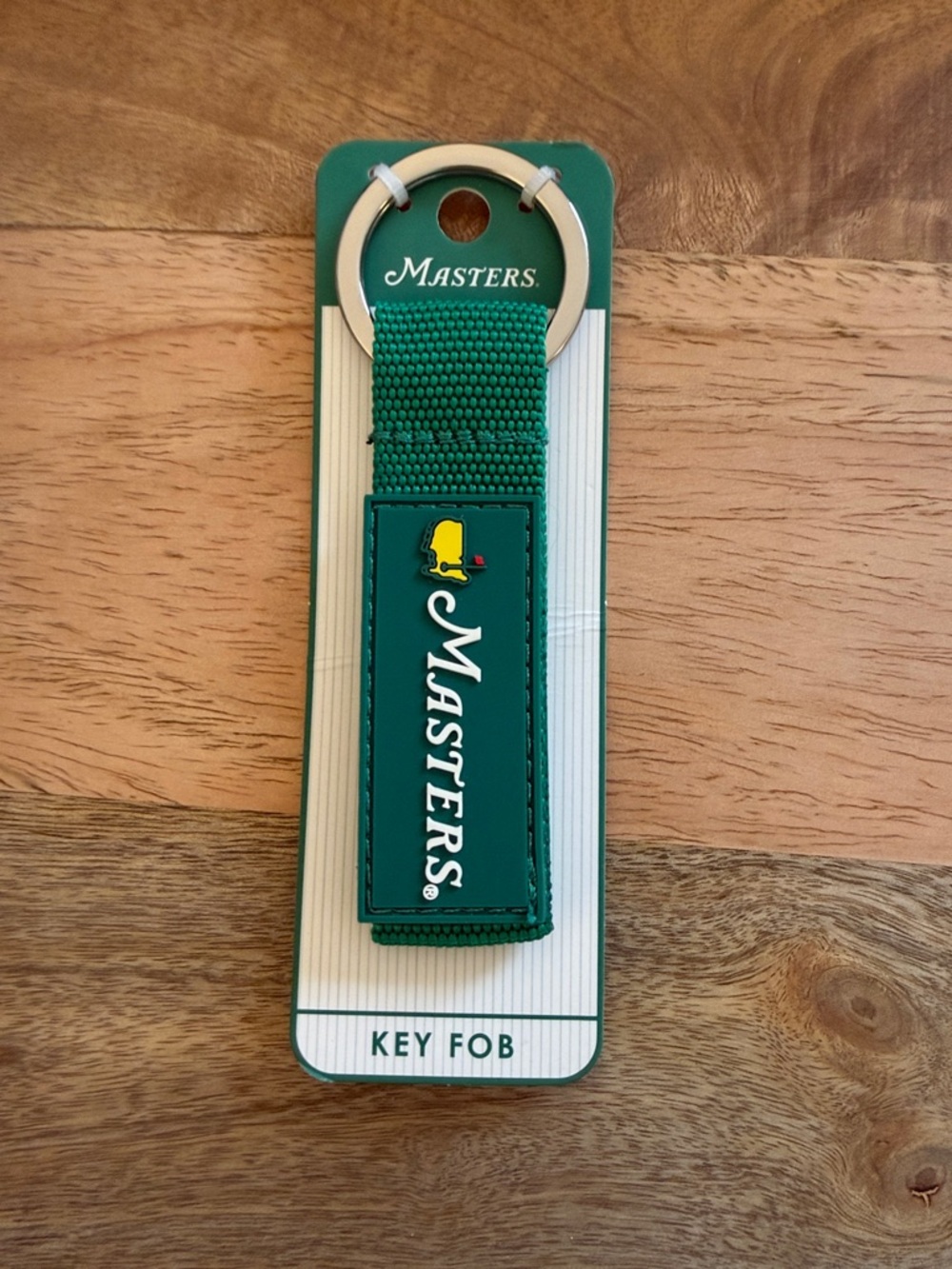 Masters 2026 Green Key Fob with Yellow Emblem-all orders mail in 24 hrs!